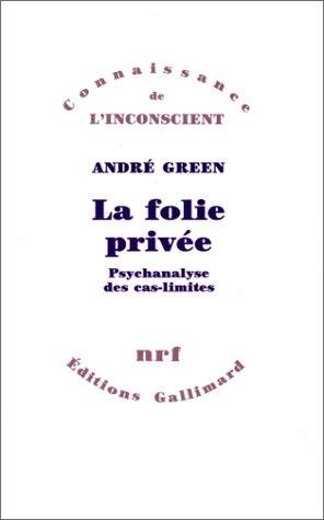 Couverture : La folie privée