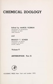 Couverture : Chemical Zoology: Echinodermata, Nematoda, and Acanthocephala