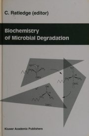 Couverture : Biochemistry of microbial degradation