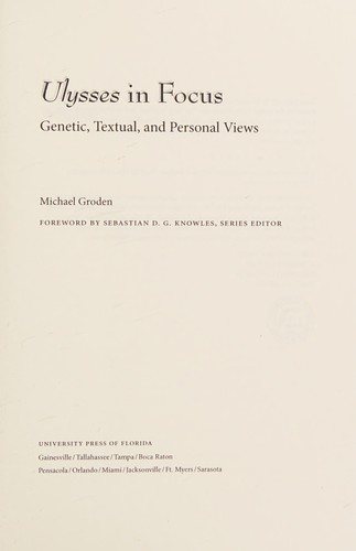 Couverture : Ulysses in focus