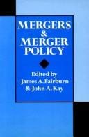 Couverture : Mergers and merger policy