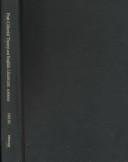 Couverture : Post-colonial Theory and English Literature