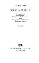 Couverture : Dogmatische Schriften