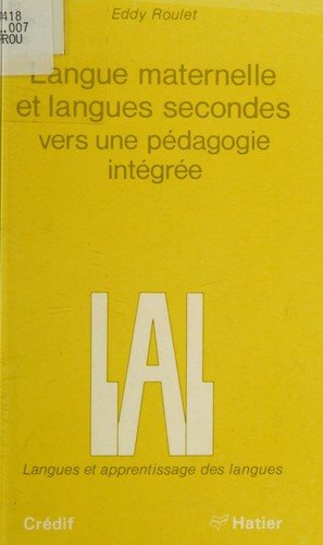 Couverture : Langue maternelle et langues secondes