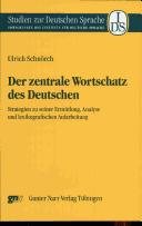 Couverture : Der zentrale Wortschatz des Deutschen.