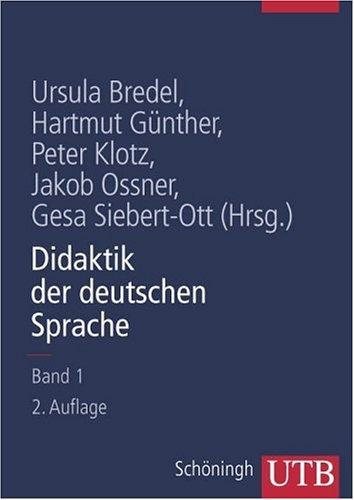 Couverture : Didaktik der deutschen Sprache 1. Ein Handbuch.