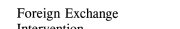 Couverture : Foreign exchange intervention
