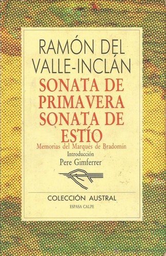 Couverture : Sonata de primavera ; Sonata de estío