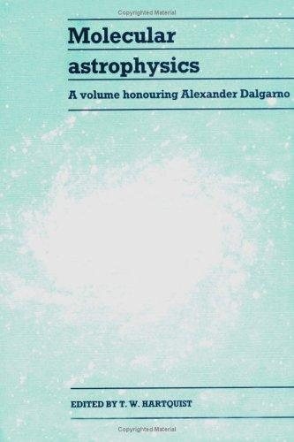 Couverture : Molecular astrophysics