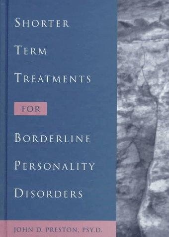 Couverture : Shorter term treatments for borderline personality disorders