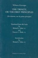 Couverture : The Trinity, or, The first principle =