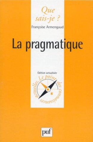 Couverture : La Pragmatique