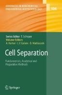 Couverture : Cell separation