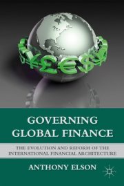 Couverture : Governing global finance