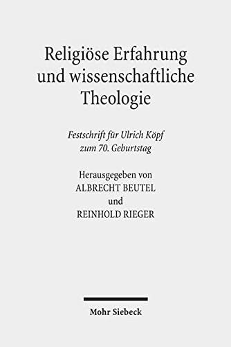 Couverture : Religiöse Erfahrung und wissenschaftliche Theologie
