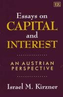 Couverture : Essays on capital and interest