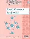 Couverture : d-block chemistry