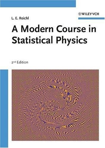 Couverture : A modern course in statistical physics