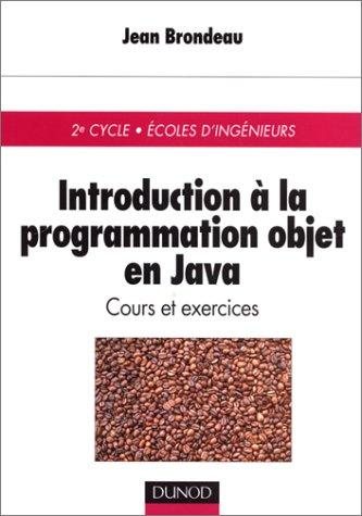 Couverture : Introduction à la programmation objet en Java 