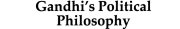 Couverture : Gandhi's political philosophy