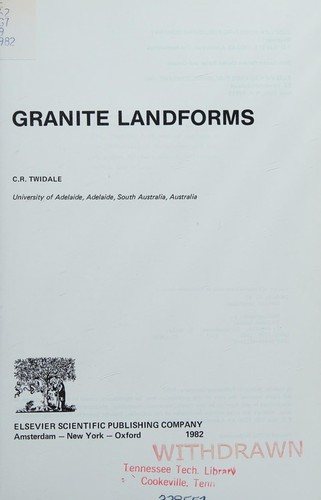 Couverture : Granite landforms
