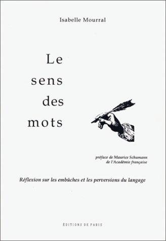 Couverture : Le sens des mots