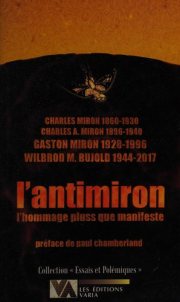 Couverture : L' antimiron