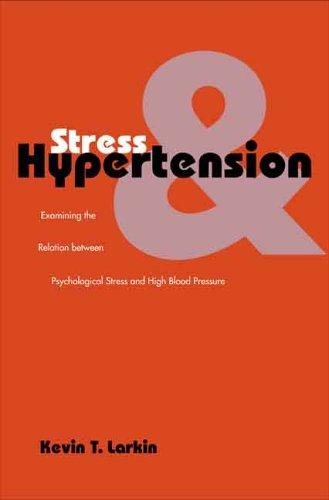 Couverture : Stress and hypertension