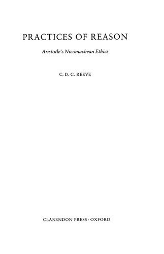 Couverture : Practices of reason