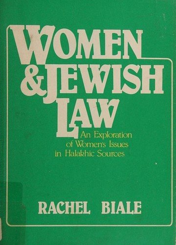 Couverture : Women and Jewish law
