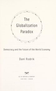 Couverture : The globalization paradox