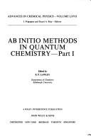 Couverture : Ab initio methods in quantum chemistry