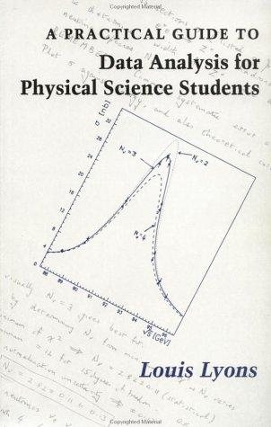 Couverture : A practical guide to data analysis for physical science students