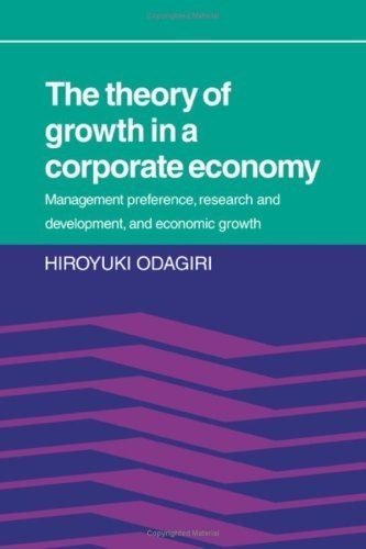 Couverture : The theory of growth in a corporate economy