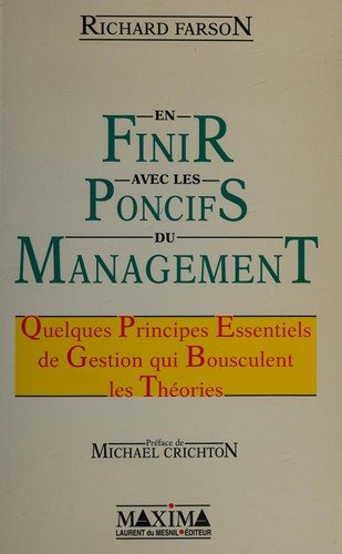 Couverture : En finir avec les poncifs du management