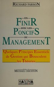 Couverture : En finir avec les poncifs du management