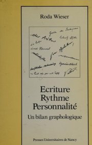 Couverture : Écriture, rythme, personnalité