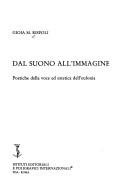 Couverture : Dal suono all'immagine