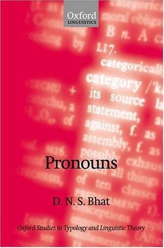 Couverture : Pronouns