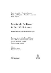 Couverture : Multiscale problems in the life sciences