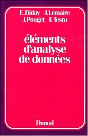 Couverture : Eléments d'analyse de données