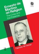 Couverture : Ernesto de Martino on Religion