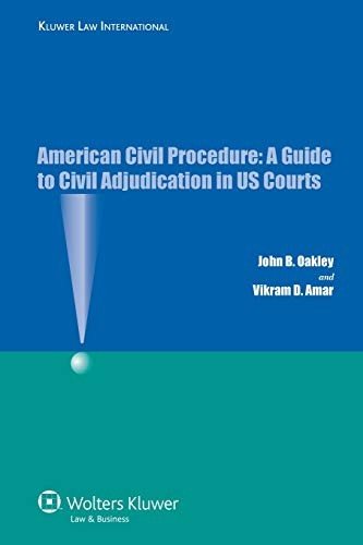 Couverture : American civil procedure