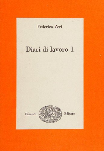 Couverture : Diari di lavoro 1