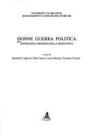 Couverture : Donne, guerra, politica