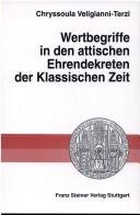 Couverture : Wertbegriffe in den attischen Ehrendekreten der klassischen Zeit