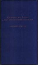 Couverture : Knowledge and society