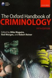 Couverture : The Oxford Handbook of Criminology