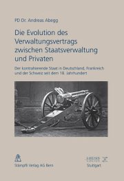 Couverture : Die Evolution des Verwaltungsvertrags Zwischen Staatsverwaltung und Privaten