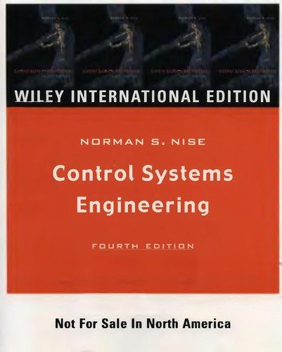 Couverture : Control systems engineering